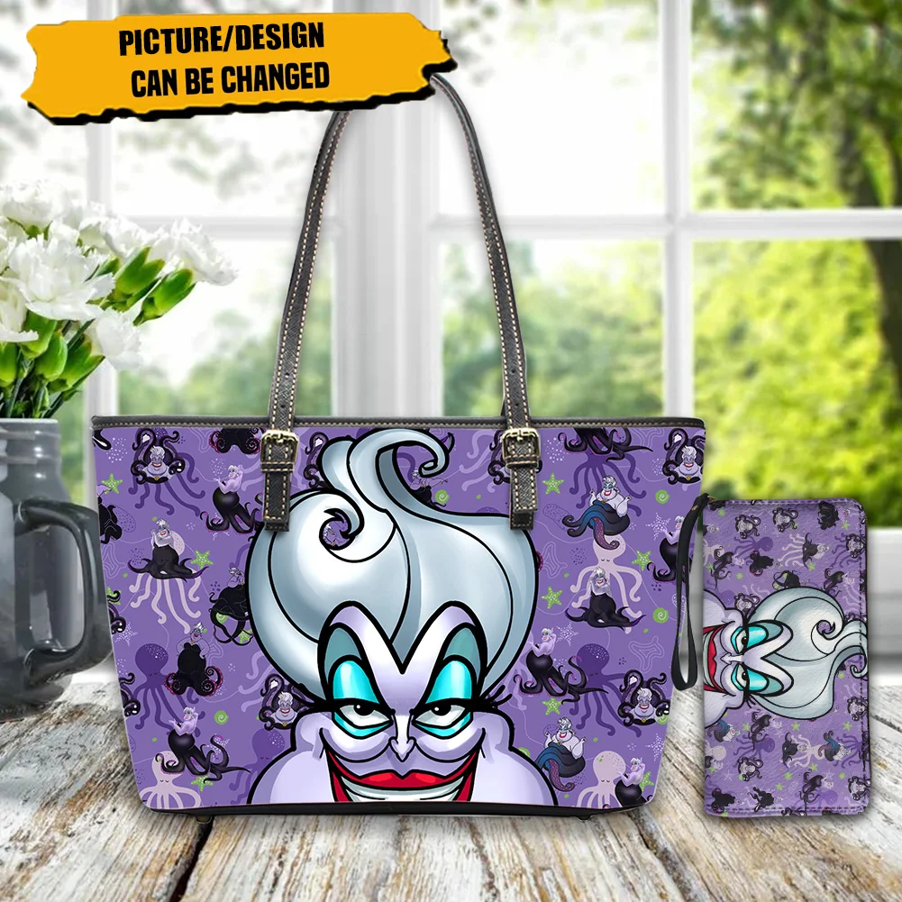 

FORUDESIGNS New Fashion PU Shoulder Bag Purse For Women Girls Brand Designer Cartoon Ladies Handbag Wallets 2pcs Set Tote Bolsa