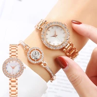 gift set rose belt woman watch fashion bracelet watches womens wristwatch 2022 diamond lightning offers luxury clock moda mujer