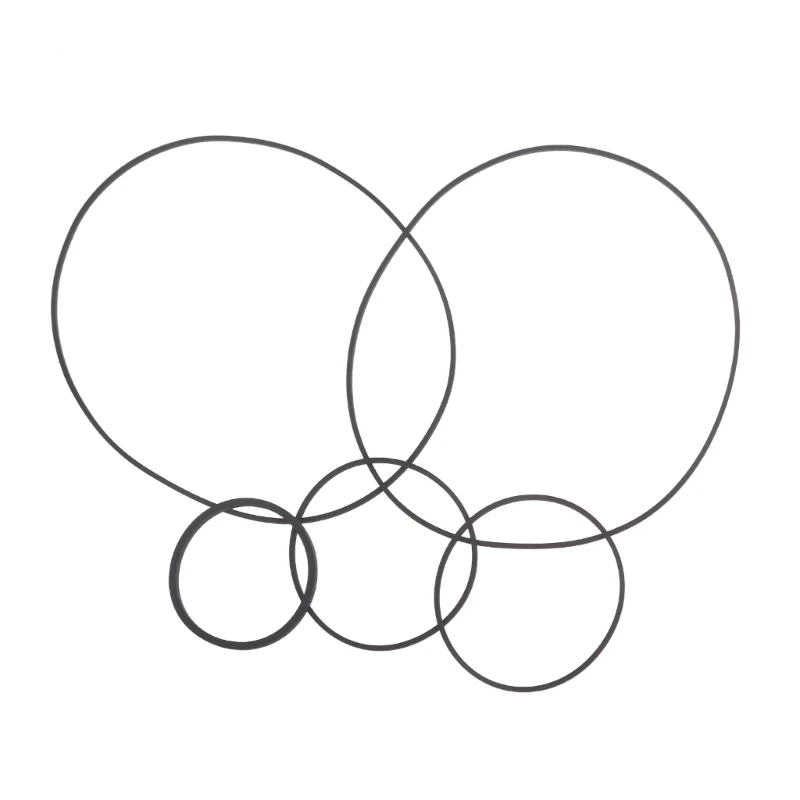 Набор из 5 шт. надежный сменный ремень резиновые приводные ремни эластичные ленты