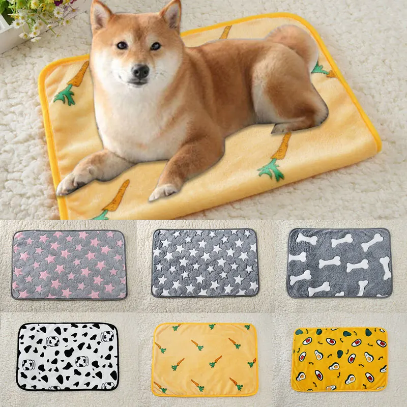 

Pet Cushion Thicker Soft Mattress Thickened Mat Dog Mat Pet Supplies Printed Mat Cartoon Cute Comfortable Soft Pet Supplies