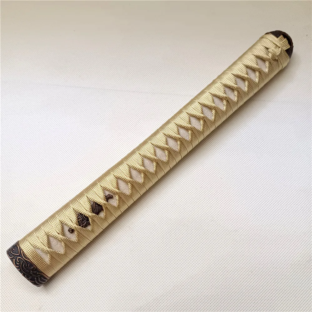 Японская рукоятка Tsuka 30 см из настоящего сплава Rayskin фучи менуки Кашира шелковые