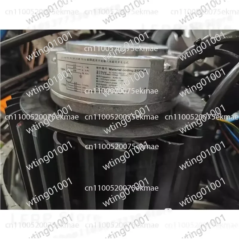 Фото Вентилятор EC SC160F2-055-001 SC160E2-AGT-01 SC140E2-AGT-02: Высокоэффективный охлаждающий вентилятор с тихой работой, прочным двигателем и энергосбережением №2