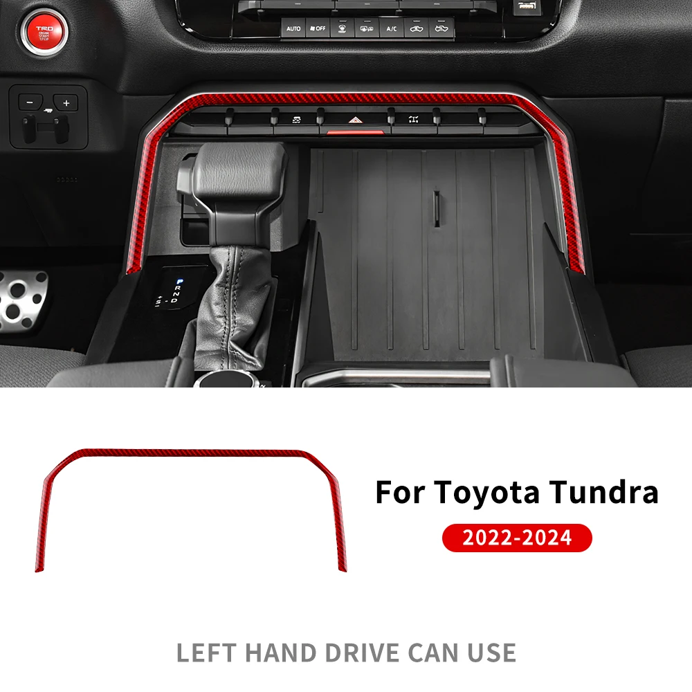 

Настоящая мягкая наклейка из углеродного волокна для Toyota Tundra 2022 2023 2024 2025, сигнальная лампа, внешняя рамка, аксессуары для отделки салона автомобиля