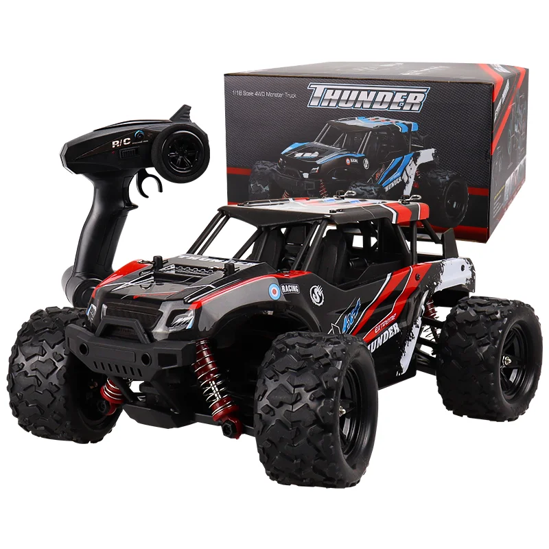 1:18 RC Climbing Car 35KM/h High Speed Remote Control Buggy 2.4G Drift Off-Road Vehicle Toy Electronic Truck Model Kids Gift
