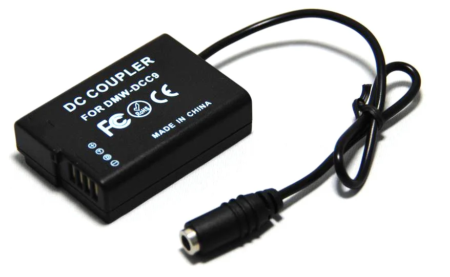 Адаптер питания для Panasonic Lumix DMW-BLD10 DMC GF2 G3K G3R G3T G3W G3EGK