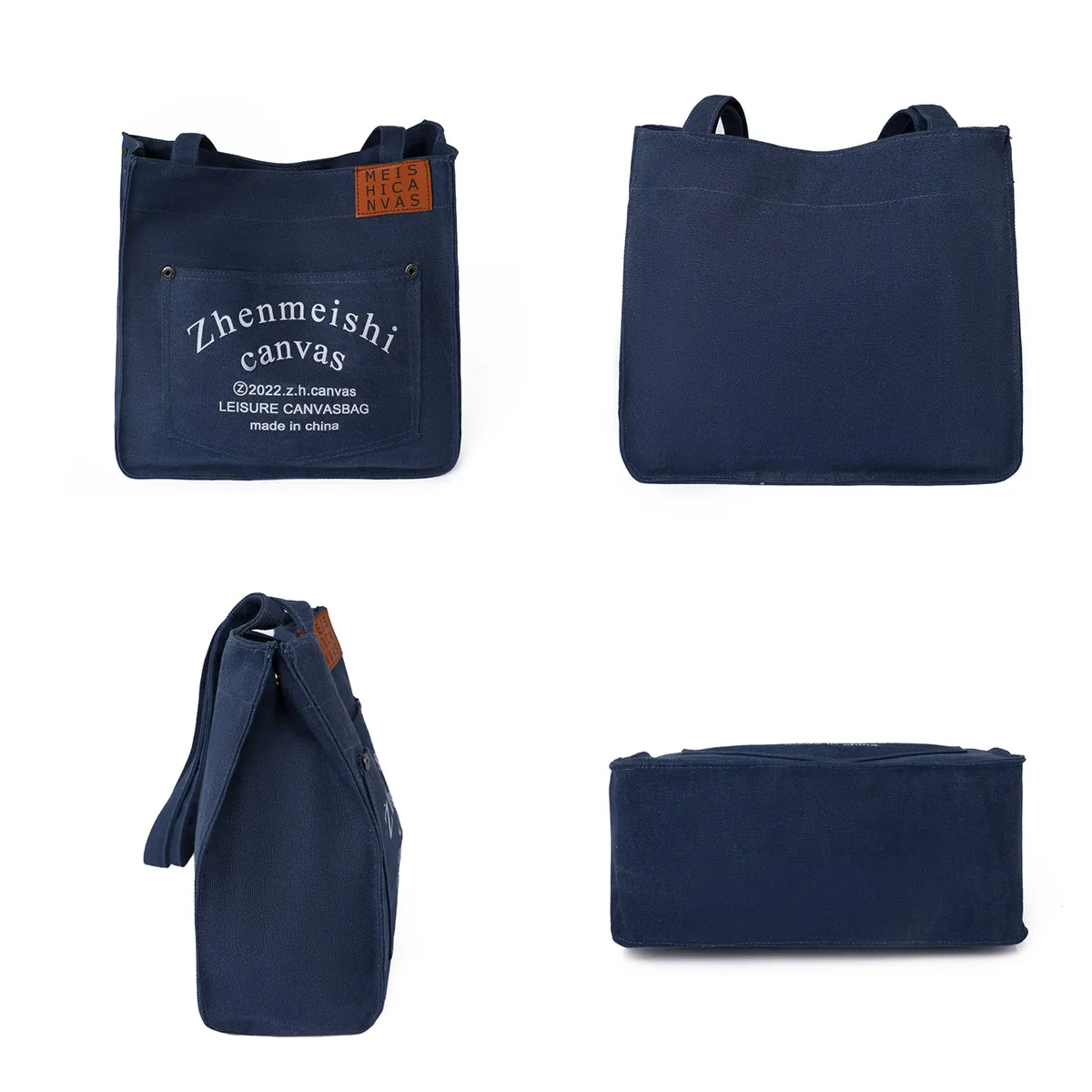 Women's Fashion Canvas Shoulder Bags Light Commute Shopper Ladies Handbag Travel Versatile Large-capacity Female Casual Tote Bag