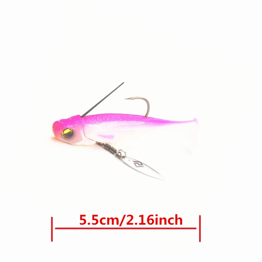 LURETV Япония импортировала RAID HEADSWIMMER LIBERO свинцовый живот вращающаяся приманка для