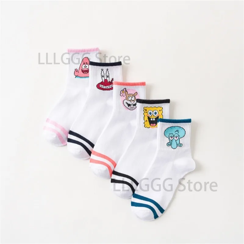 Носки Длинные хлопковые до середины икры 5 пар