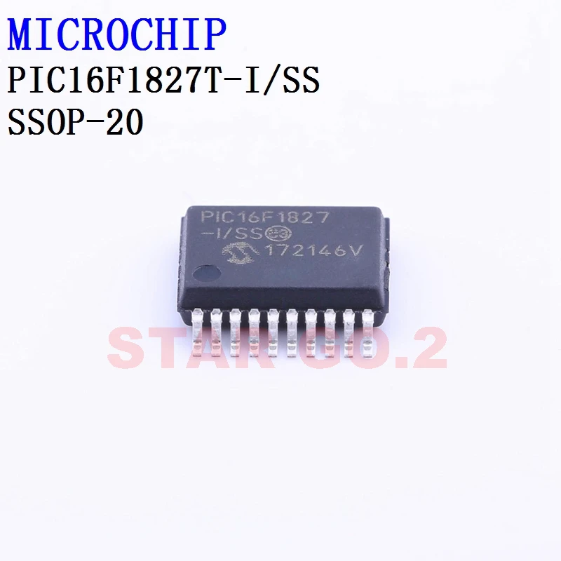 

5PCSx PIC16F1827T-I/SS SSOP-20 MICROCHIP Microcontroller