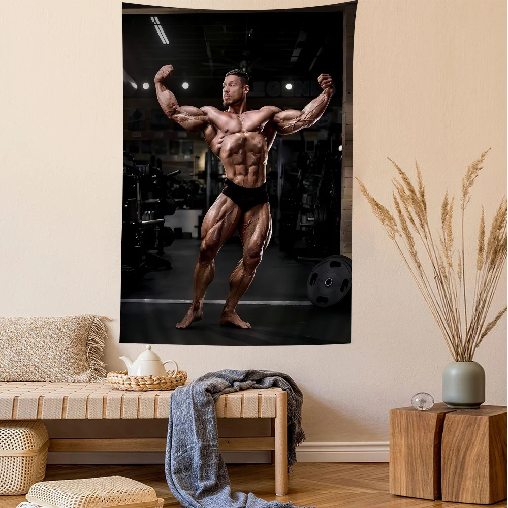 Fitness Motivation Anime Tapestry Hanging Tarot Hippie Wall Rugs Dorm Sheets