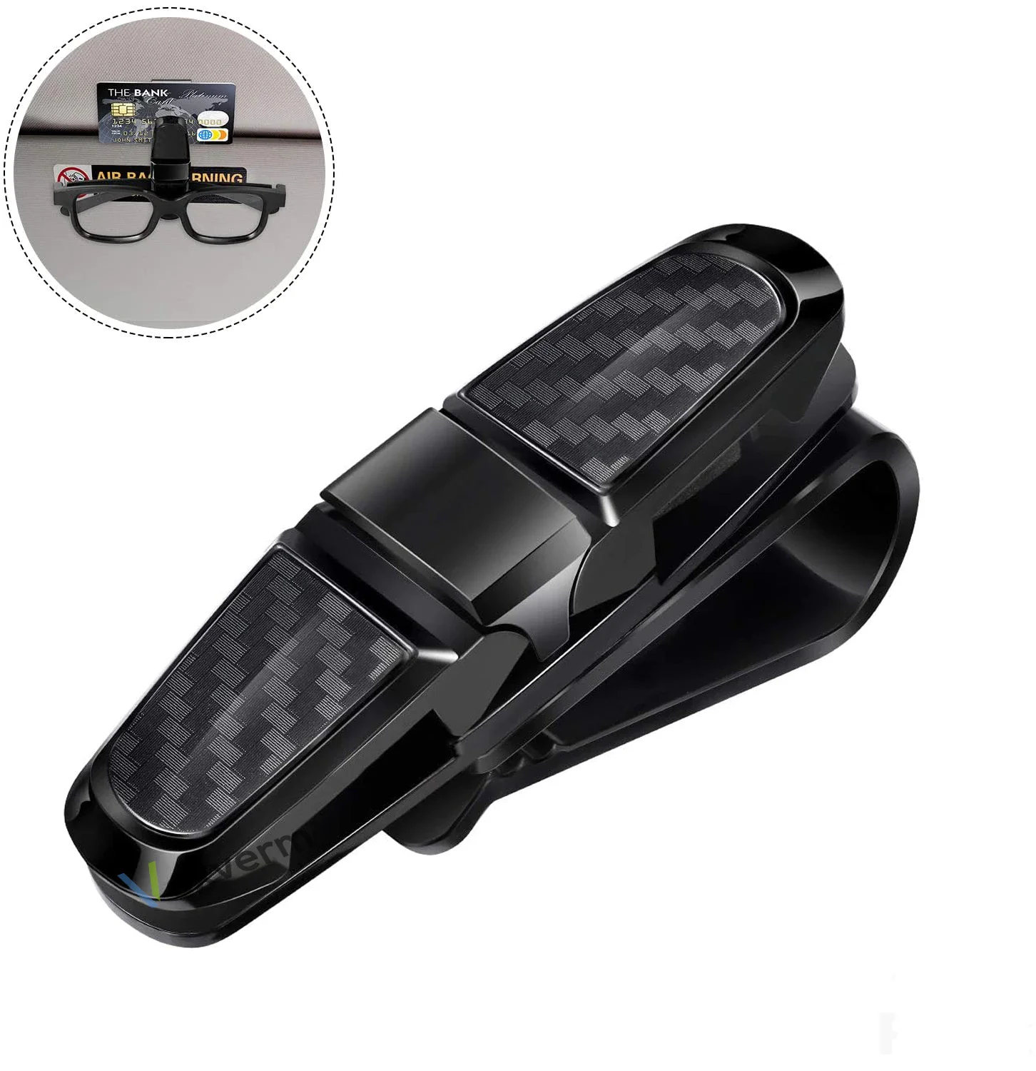 

Car Glasses Holder Portable Ticket Card Clamp Car Sun Visor Sunglasses Clip ABS Eyeglasses Case Car Accessories