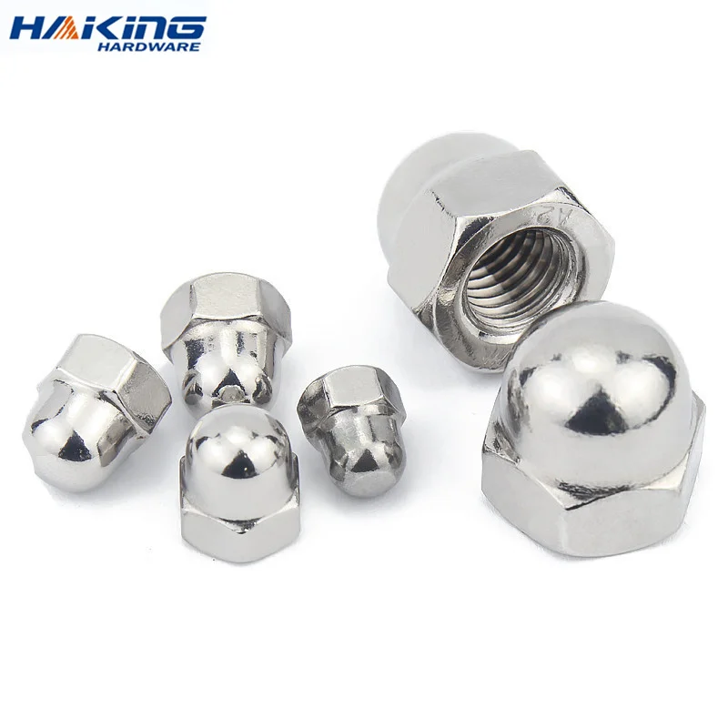 

10pcs/lot Acorn Cap Nut M3 M4 M5 M6 M8 M10 M12 M14 M16 M18 A2-70 Stainless Steel Decorative Cap Nuts Caps Covers