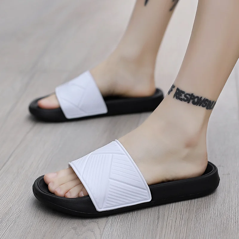 

Men's Slippers for Home House Non-slip Bathroom Sandals Breathable Lightweight Man Slippers Outdoor Beach Sandals
