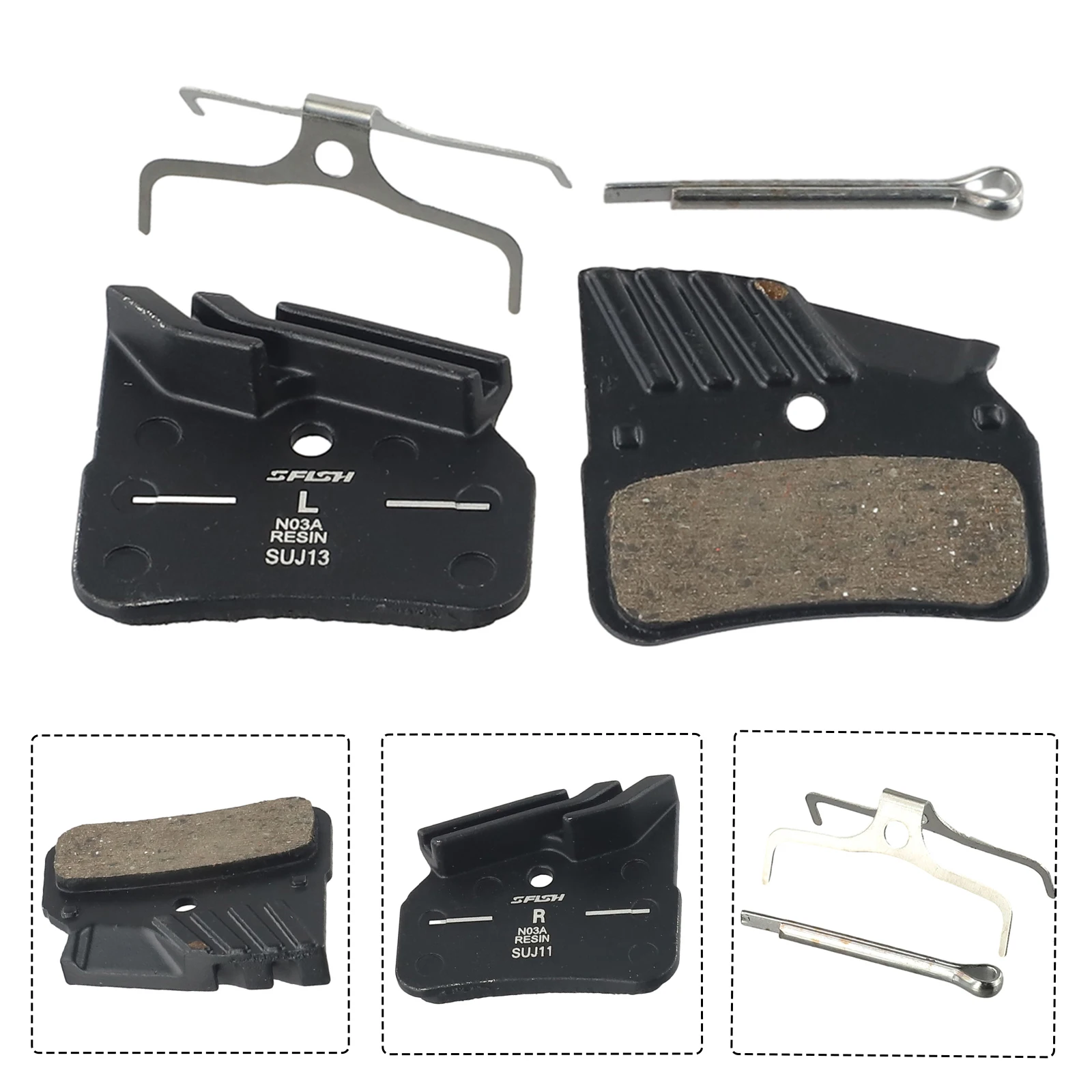 Фото 1 пара N03A велосипедные дисковые тормозные колодки для Shimano/M9120/M8120/M7120 MTB велосипедные дисковые тормозные колодки из органической смолы, детали №3