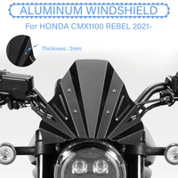 motorcycle windshield for honda cmx1100 rebel cmx 1100 2021 windshield fairing accessories aluminum windshield kit deflector