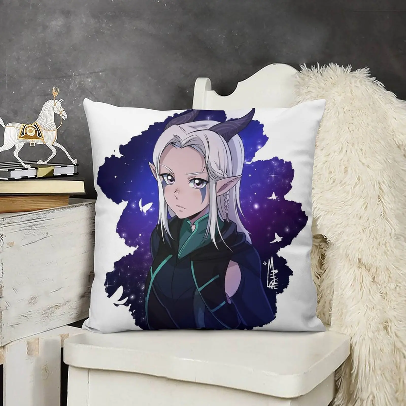 Осенние декоративные подушки The Dragon Prince Rayla наволочки для домашнего декора