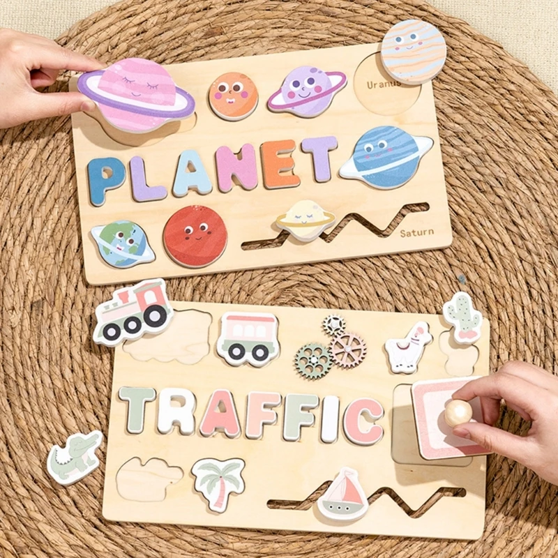 

Toddler Jigsaw Puzzle Toy for Hand-eye Coordination Training Building Blocks Toy