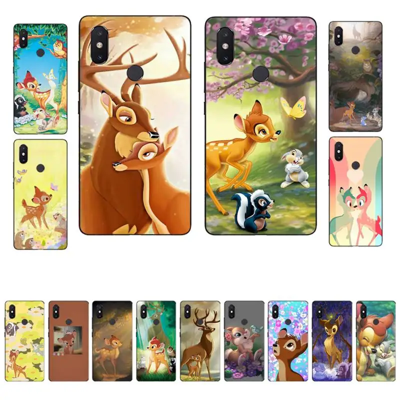 

Disney Bambi Phone Case for Xiaomi mi 5 6 8 9 10 lite pro SE Mix 2s 3 F1 Max2 3