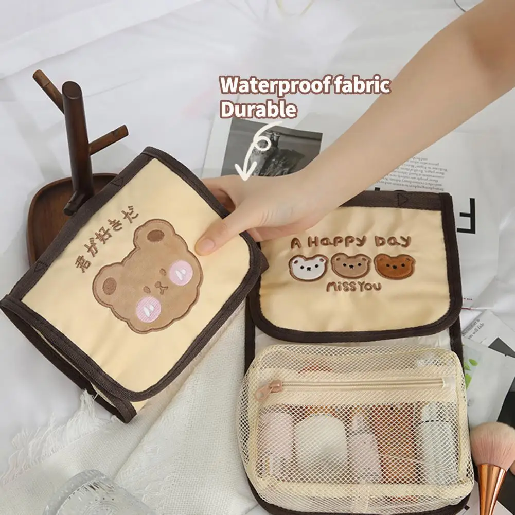 

Store Makeup Tools Oblong Shape Makeup Brushes Organizer Bag for Business Trip