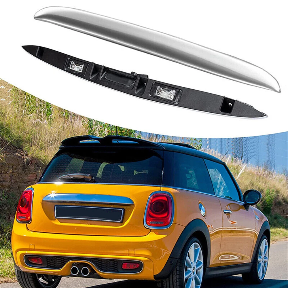 

Chrome Hatch Rear Trunk Handle Replacement Compatible with BMW Mini Cooper R55 R56 R57 R58 R59 Tail Gate Handle 51132753603