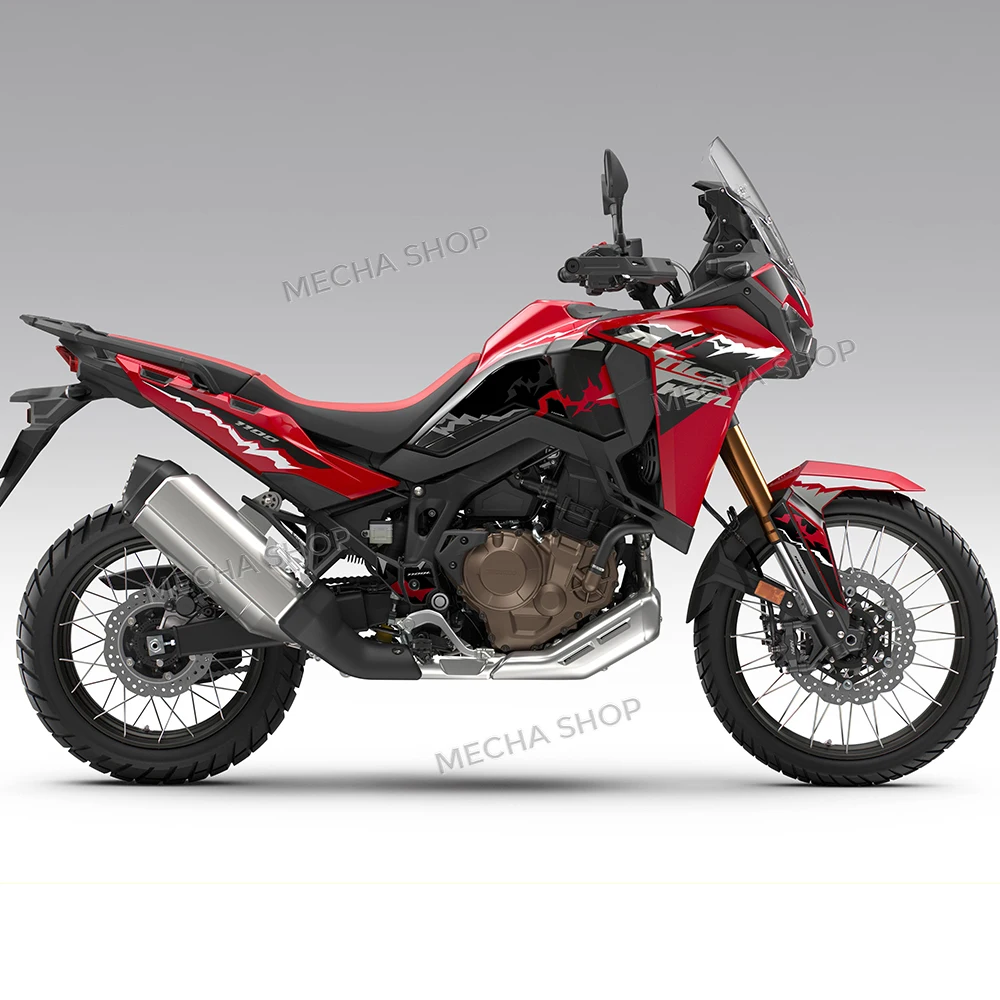 Фото Наклейка-защита на бак для Africa Twin CRF 1100 L, 3D-стикер из эпоксидной смолы, комплект защиты CRF1100L 2026 №3