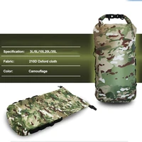outdoor portable high quality camouflage waterproof bag camping swimming storage drifting bag