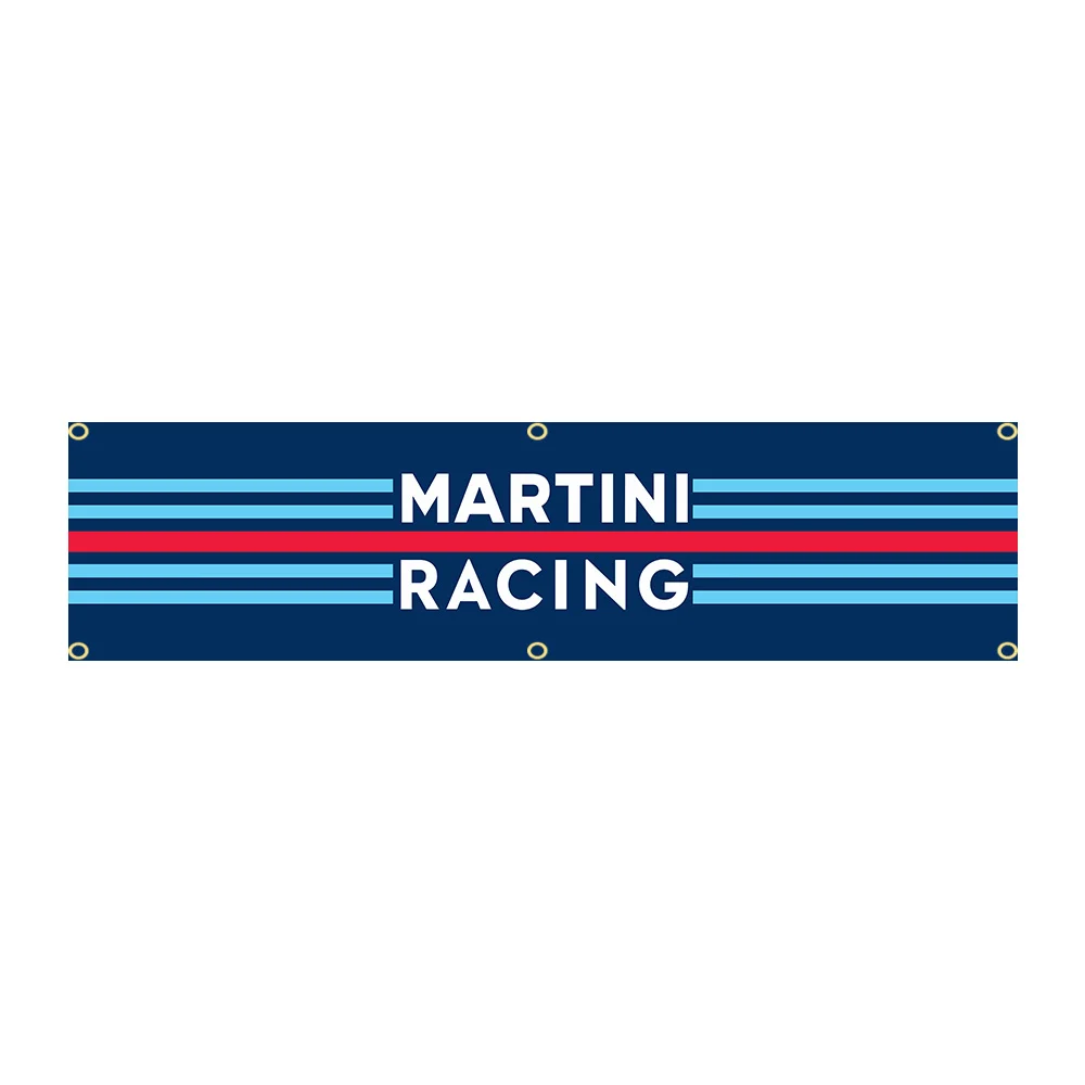 

60x240cm Car Martini Super Racing Team Banner Tapestry Polyester Printed Flag Garage or Outdoor For Decoration