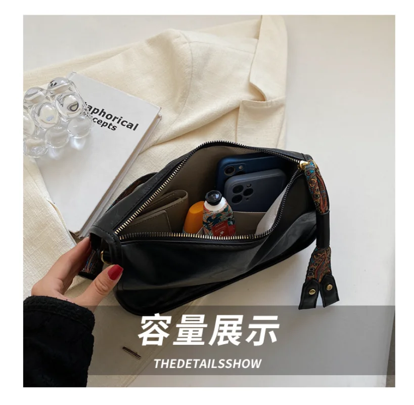 Fashion Luggage &Bags Women's Handbags Crossbod NEW Cowhide Casual Travel Dumpling Shape Large Capacity Mini Brown Ladies Bolsos