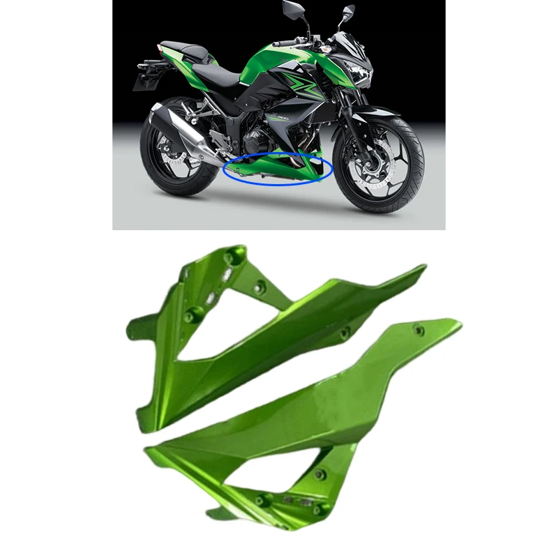 

Нижняя боковая крышка мотоцикла, обтекатель для Kawasaki Z300 Z250 13-17