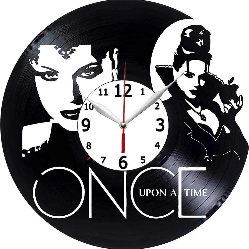 

Виниловые настенные часы, совместимые с Once Upon A, настенные часы из виниловой пластины, оригинальный декор, уникальный дизайн, Супермен