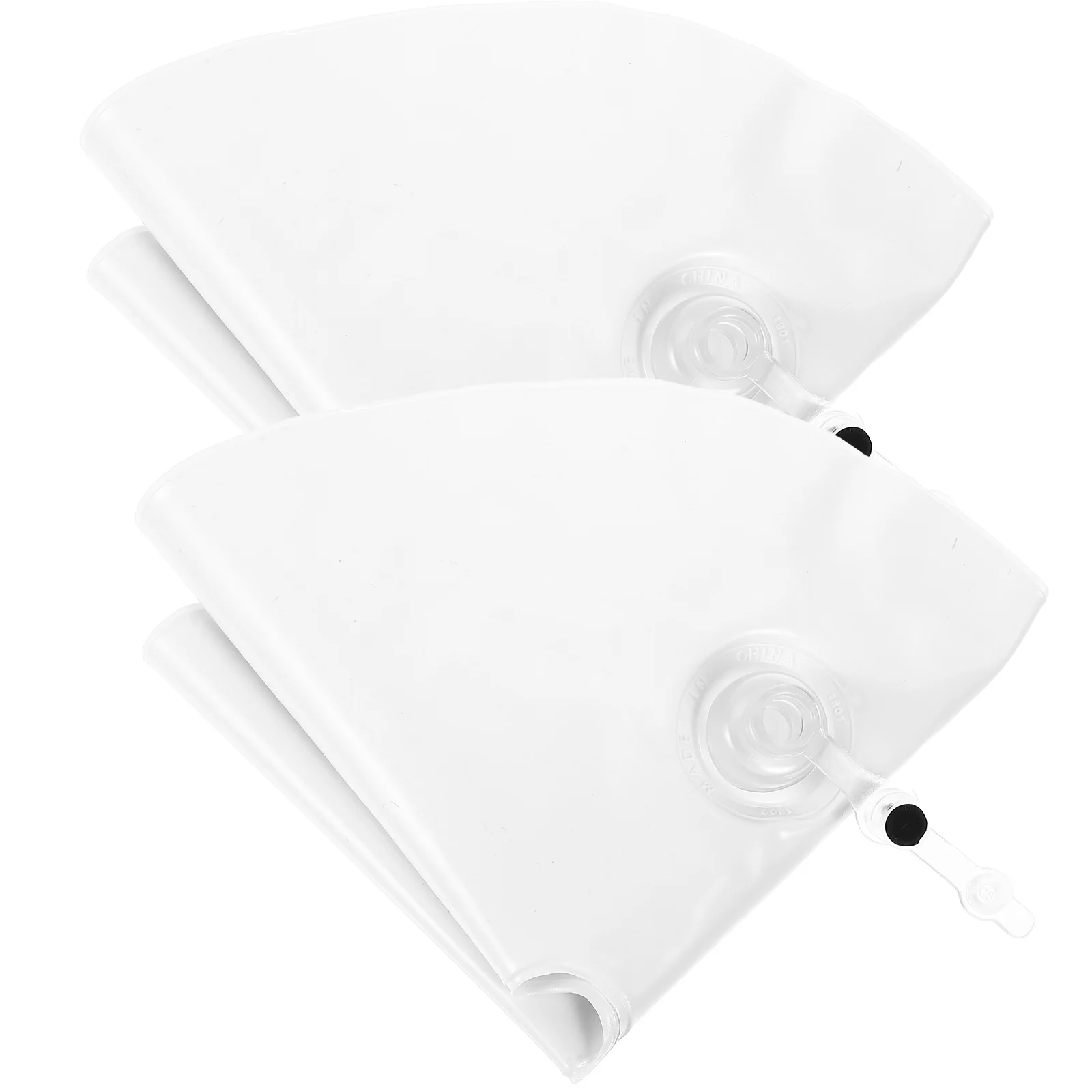 

2 Pcs Wedding Decor Floor Balloon Stand Water Bag Windproof Beach Arch Holder For Sand Creative Base Weight White Pvc