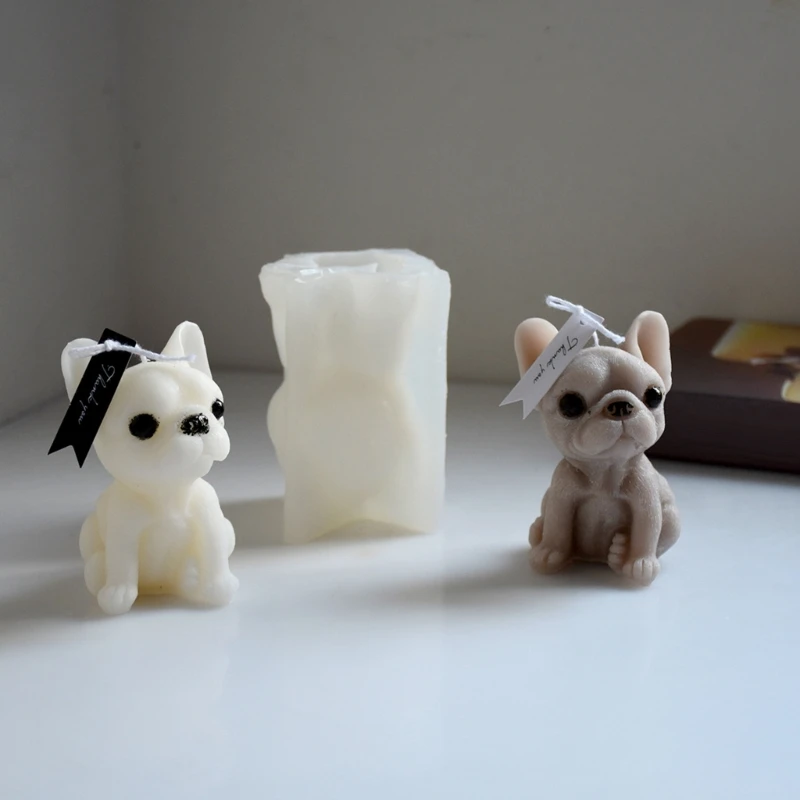 Y1UB силиконовая форма для изготовления шоколадных свечей помадки милая собака