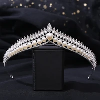 bridal crown tiara shiny crystal princess crown hair accessories knot wedding dress and makeup styling accessories