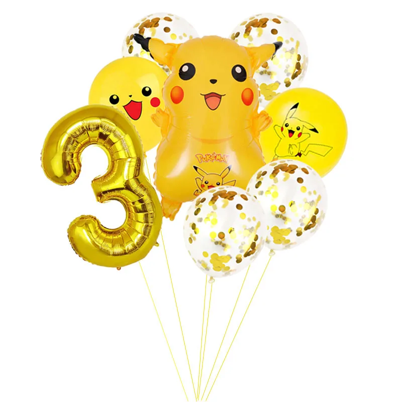 8 шт. детский латексный воздушный шар Покемон |