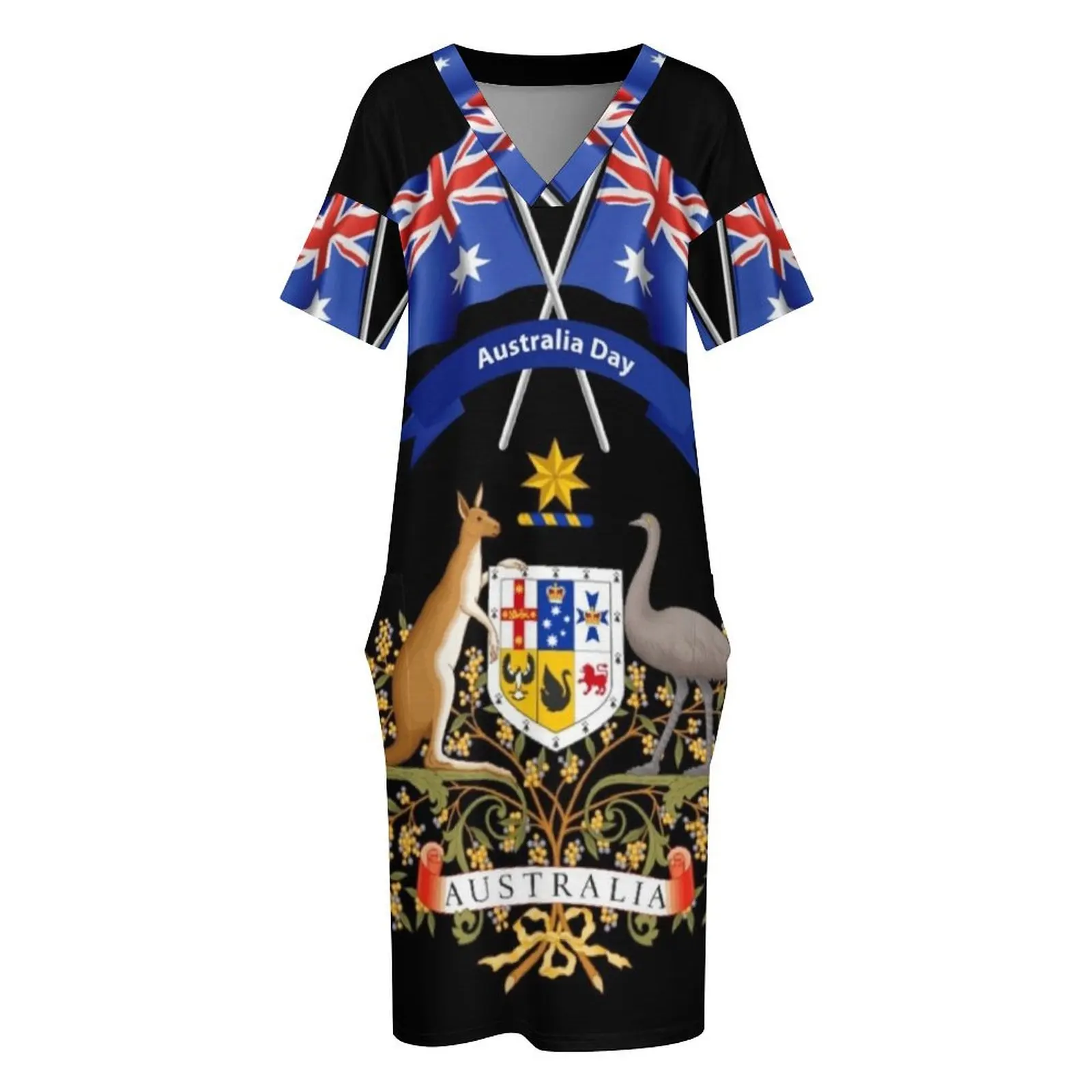 Женское свободное платье с карманами элегантное для свадьбы лето 2021 26 января 2024