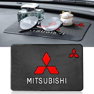 Car Interior Mobile Phone Anti-Slip Mat Non Skid Pad for Mitsubishi ASX 2010-2021 Lancer Outlander Pajero L200 EVO Lancer EX