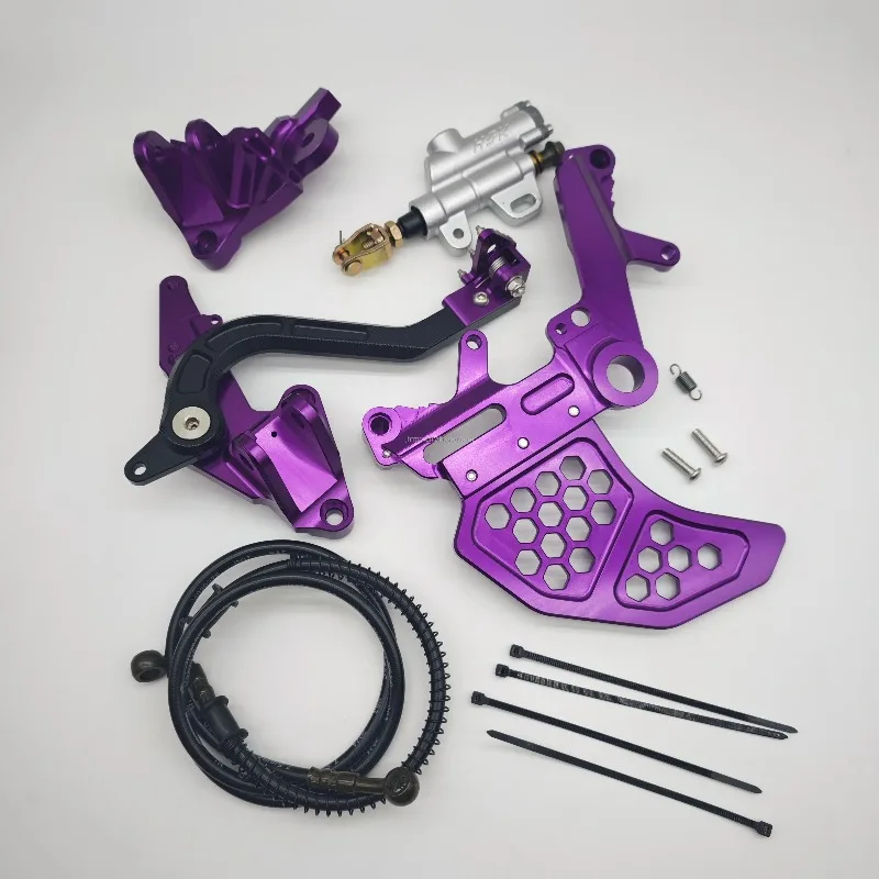 Фото Усиленный кронштейн CNC FMO для левого двойного суппорта и подножки Surron Ultra Bee, кронштейн тормоза, аксессуары для мотоциклов №5