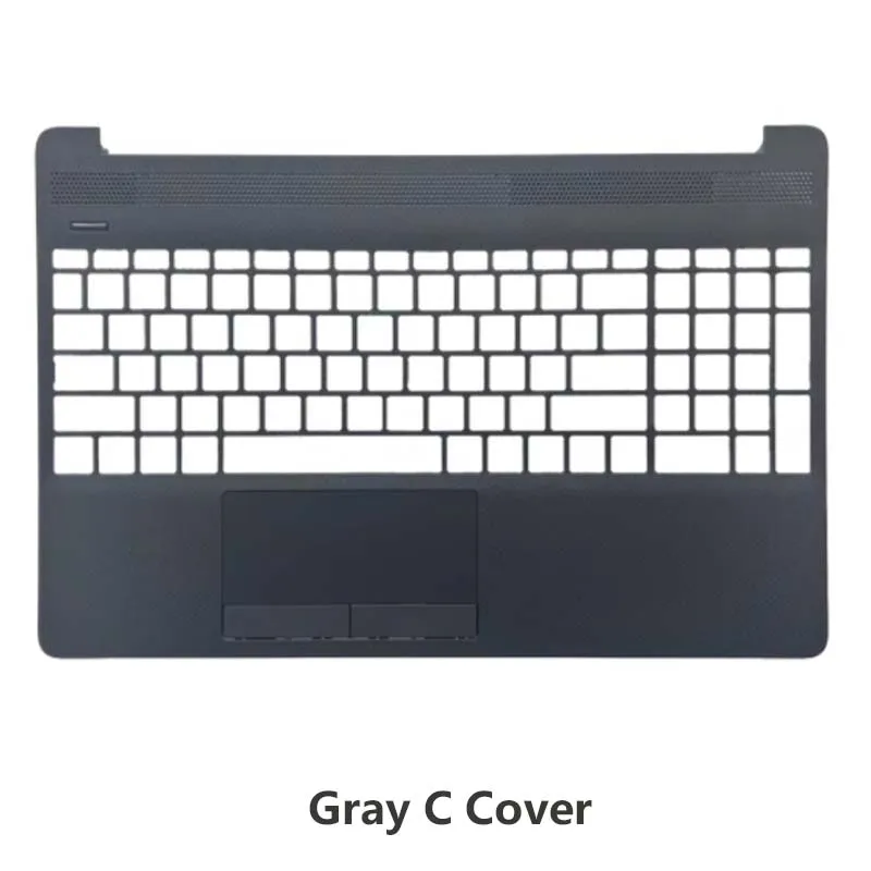 Фото Для HP 15-DW 15S-DY 15S-DU 15-GW TPN-C139 250 255 G8 G9: Серый задний корпус ЖК-дисплея, передняя рамка, подставка для рук, нижний корпус, петли №3