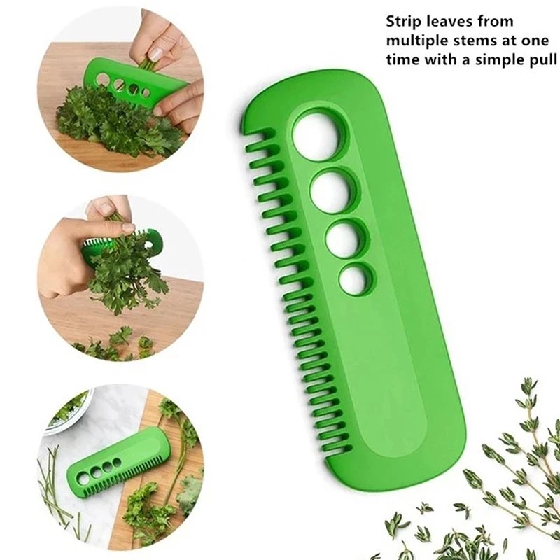 

Vegetable Herb Eliminator Vegetable Leaf Comb Household Kitchen Multifunctional Gadgets Cooking Portable Kitchen Gadgets