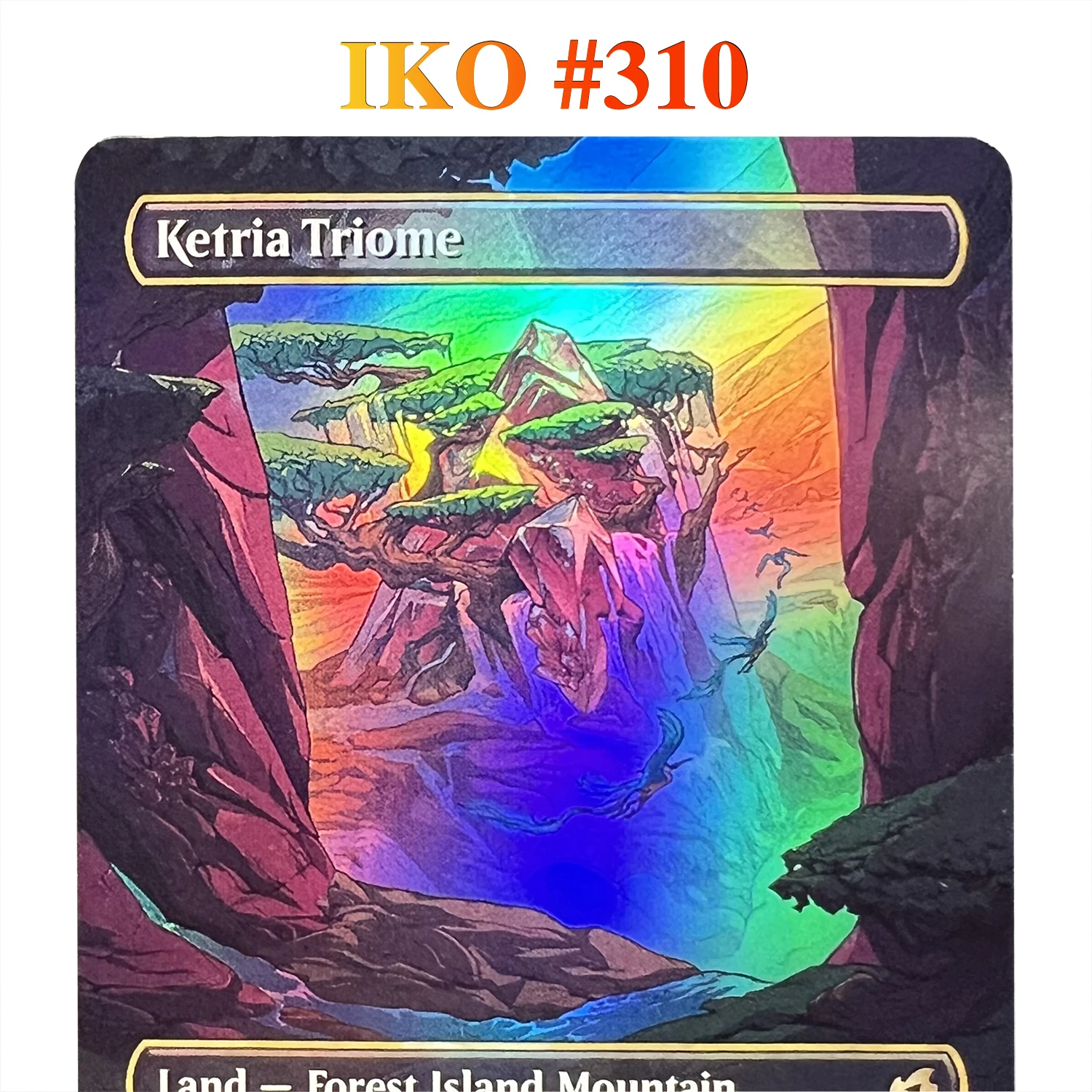 Фото Настольная игра MAGIC PROXY Custom FOIL TCG Cards Party Games INR Sets Card Высококачественные карты Terror of the Peaks MTG Trading Card №4