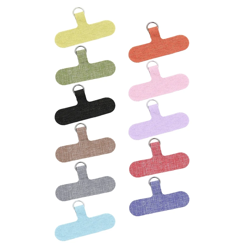 

2pcs Universal Mobile-Phone Lanyard Card Gasket Replacement Detachable Adjustable Necklace Clip Snap Cord Rope Patch
