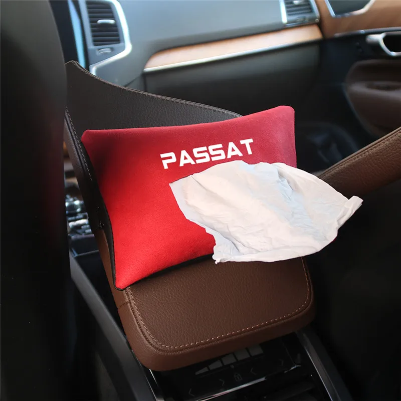 

For Volkswagen Nissan Kia BMW Hyundai Car Tissue Box Tissue Storage Bag Car Organizer Box Auto Accessories