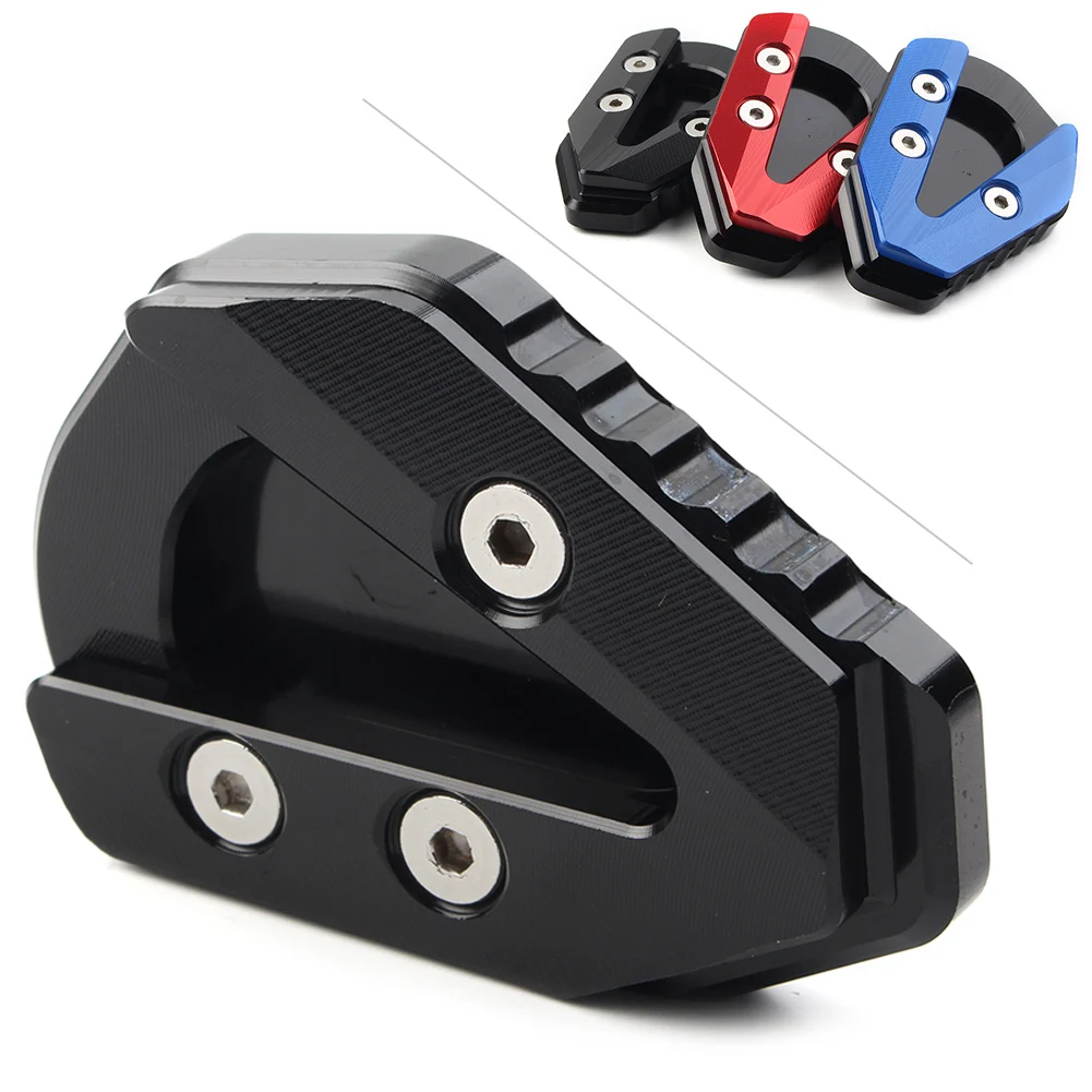 

Подставка для ножек мотоцикла, боковая подставка, расширение пластины для Yamaha YZFR6 2017 2018 2019 2020 2021 алюминий