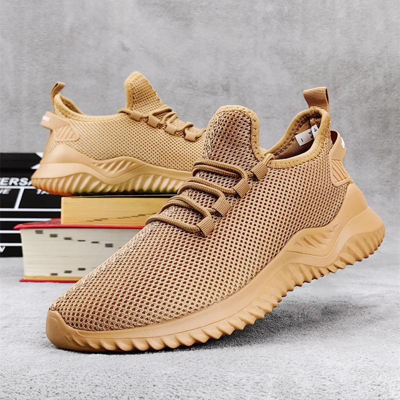 Hot Sale Men Fashion Jogging Sneakers Unisex Higher Bottom Mesh Breathable Male Running Shoes Men Casual Walking Shoes Promotiom