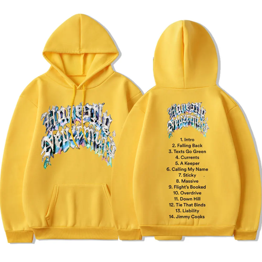 Новинка 2022 модная Толстовка в стиле хип-хоп с принтом рэпера и Дрейка мужские