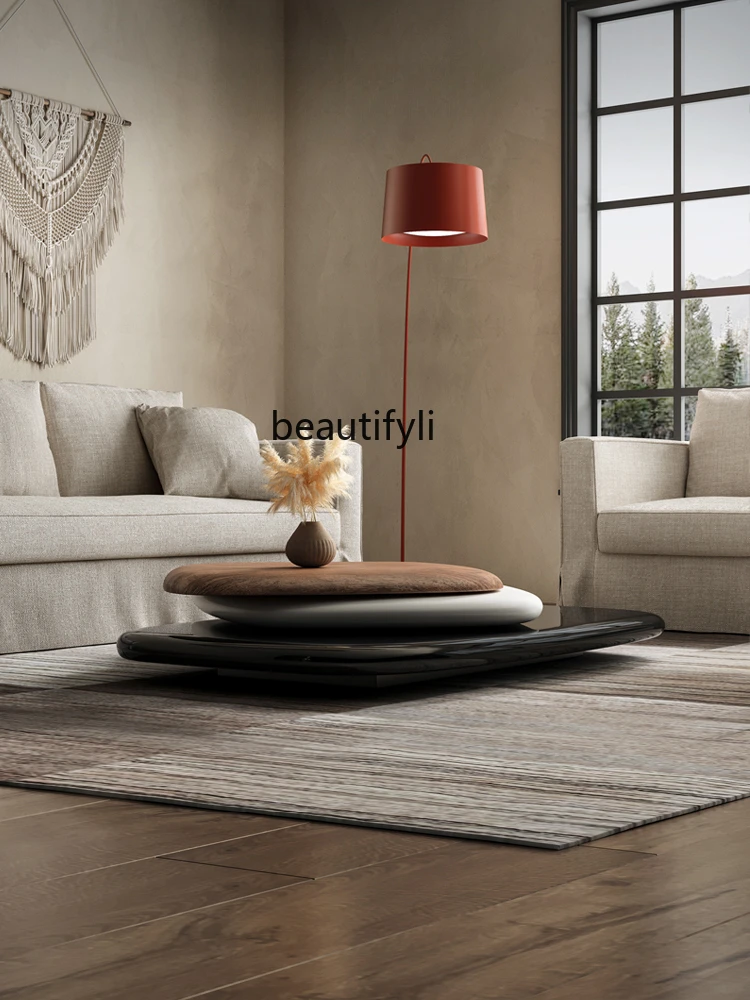 Минималистичный шпон для Juglans Regia журнальный столик гостиная домашний