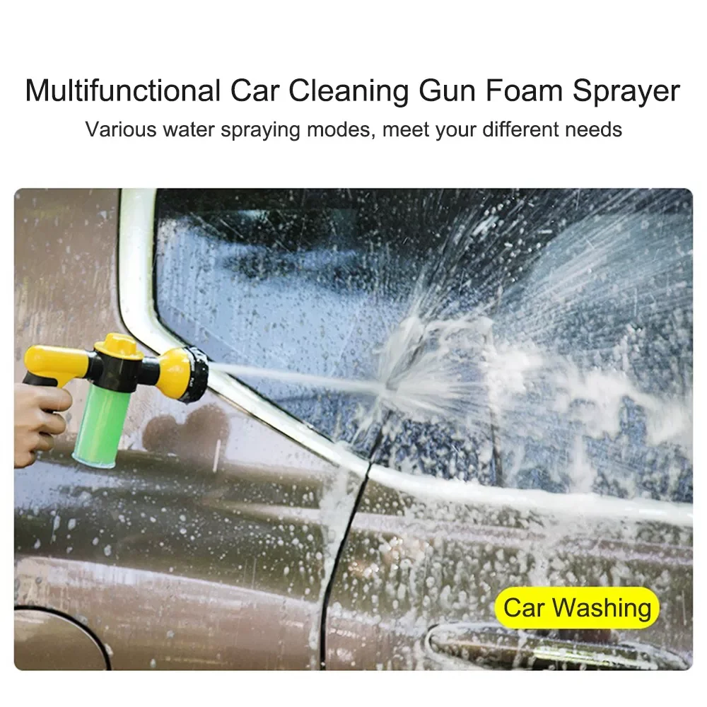 

NEW2023 Foam Sprayer Garden Water Hose Foam Nozzle Soap Dispenser Gun for Car Washing Pets Shower Plants Watering Accessories