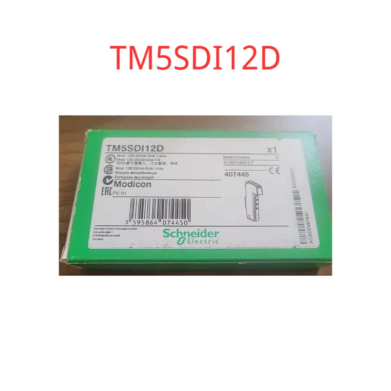 Новый оригинальный модуль ПЛК TM5SDI12D