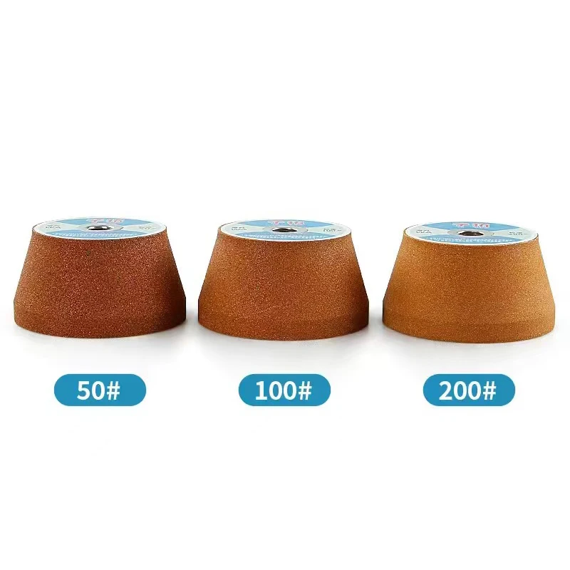 3Pcs White Corundum Angle Grinding Wheel Solid Cast Iron Metal Stainless Steel Grinding Polishing Diamond Metal Grinding Tool