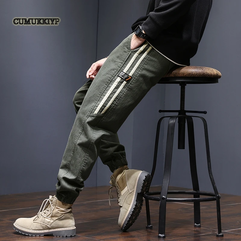 CUMUKKIYP Осенне-зимние свободные повседневные брюки Harlan мужские спортивные